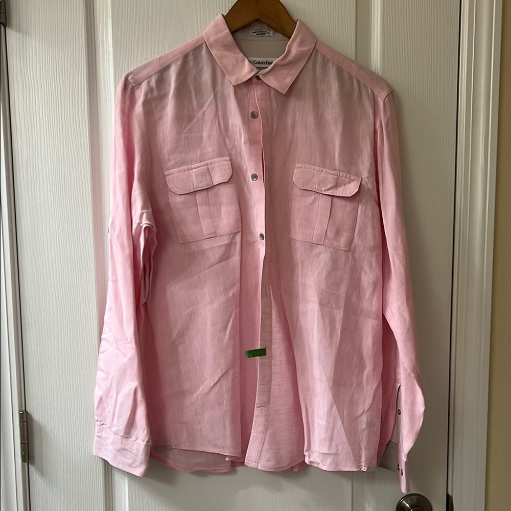 Calvin Klein Pink Dress Shirt